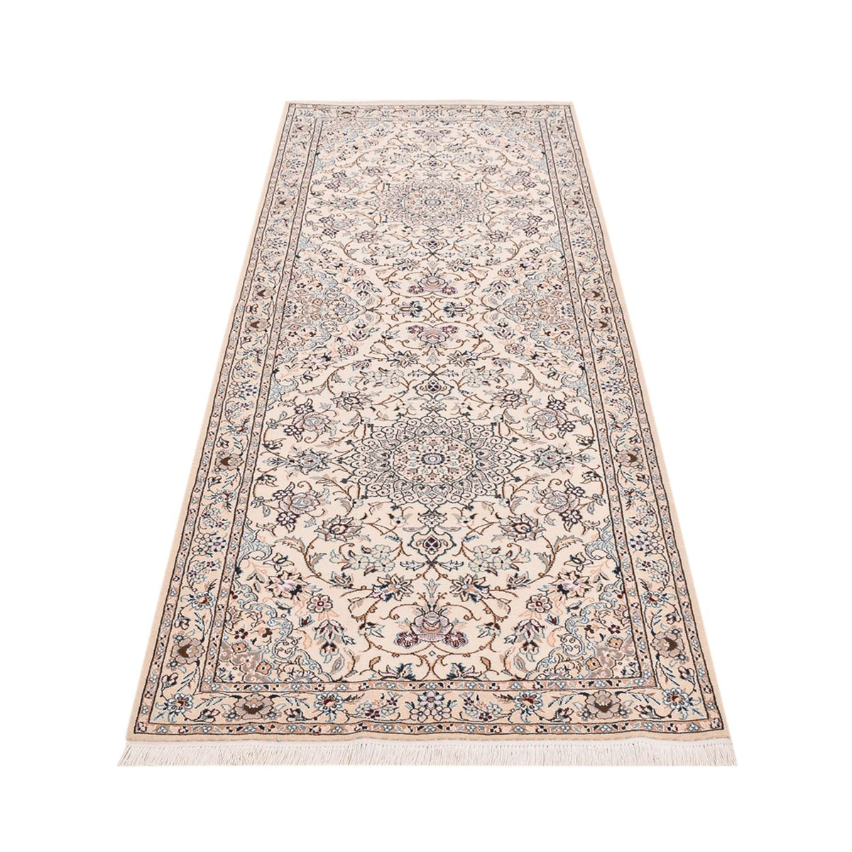 Runner Perser Rug - Nain - Royal - 241 x 92 cm - cream