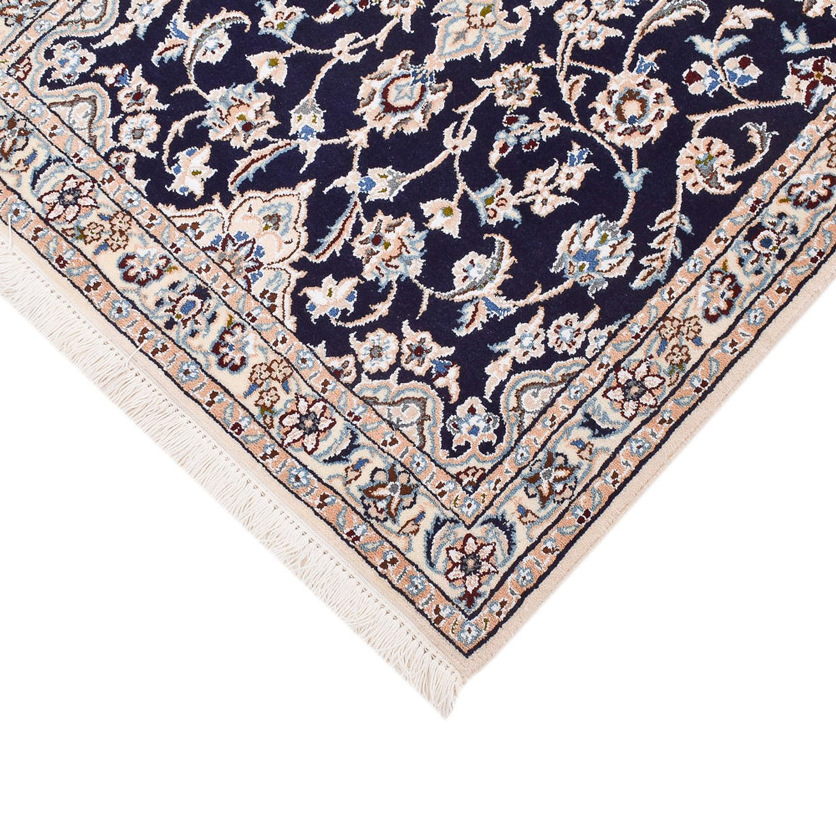 Runner Perser Rug - Nain - Royal - 315 x 69 cm - dark blue