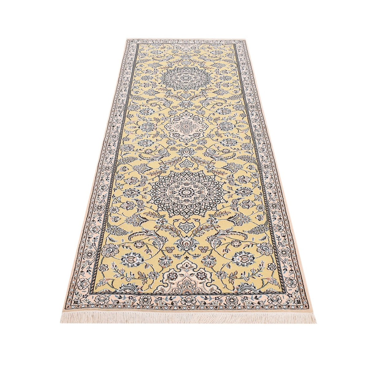 Runner Perser Rug - Nain - Royal - 263 x 90 cm - beige