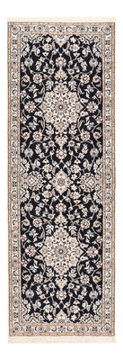 Runner Perser Rug - Nain - Royal - 213 x 72 cm - dark blue