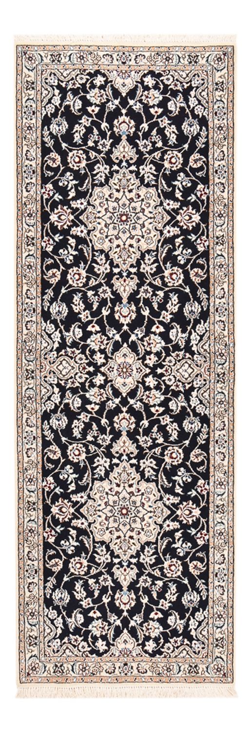 Runner Perser Rug - Nain - Royal - 213 x 72 cm - dark blue
