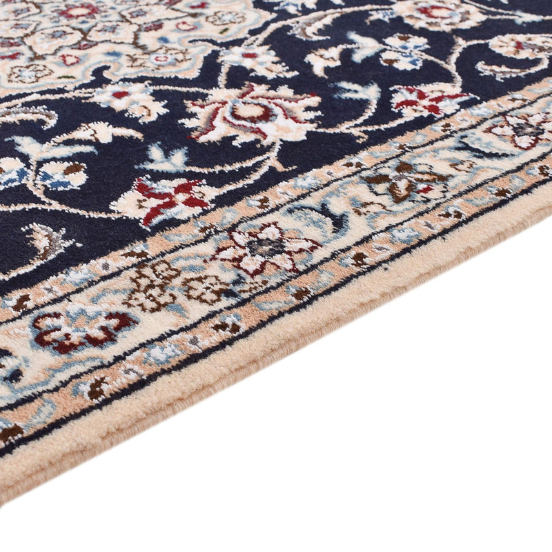 Runner Perser Rug - Nain - Royal - 213 x 72 cm - dark blue