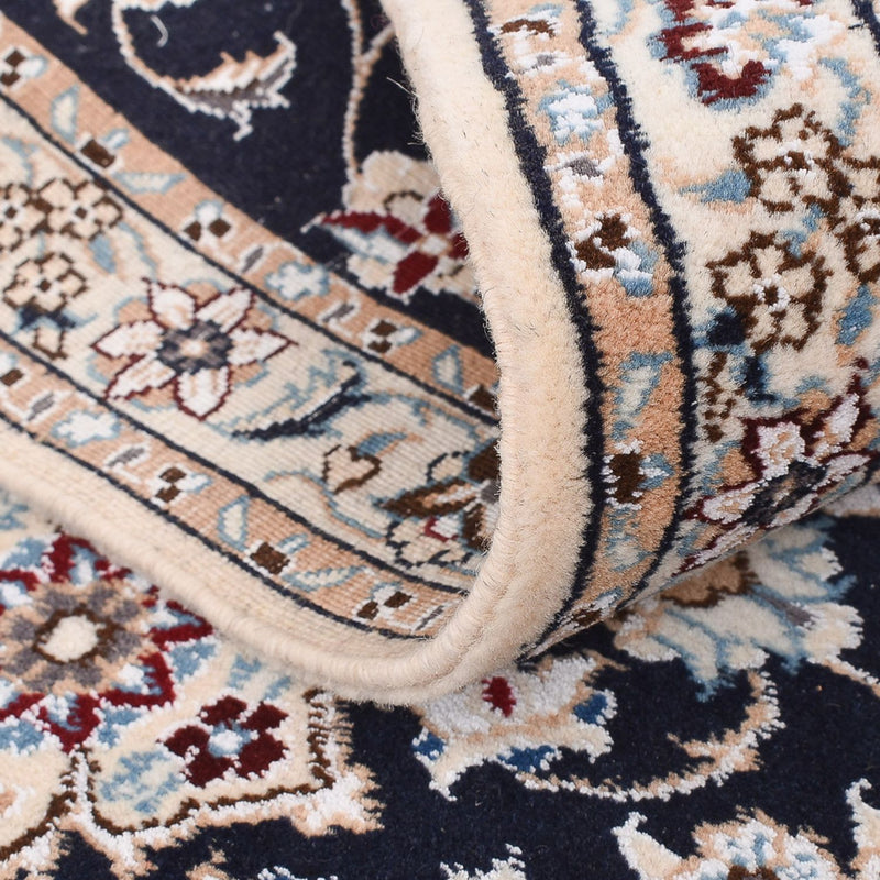 Runner Perser Rug - Nain - Royal - 213 x 72 cm - dark blue