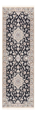 Runner Perser Rug - Nain - Royal - 220 x 72 cm - dark blue