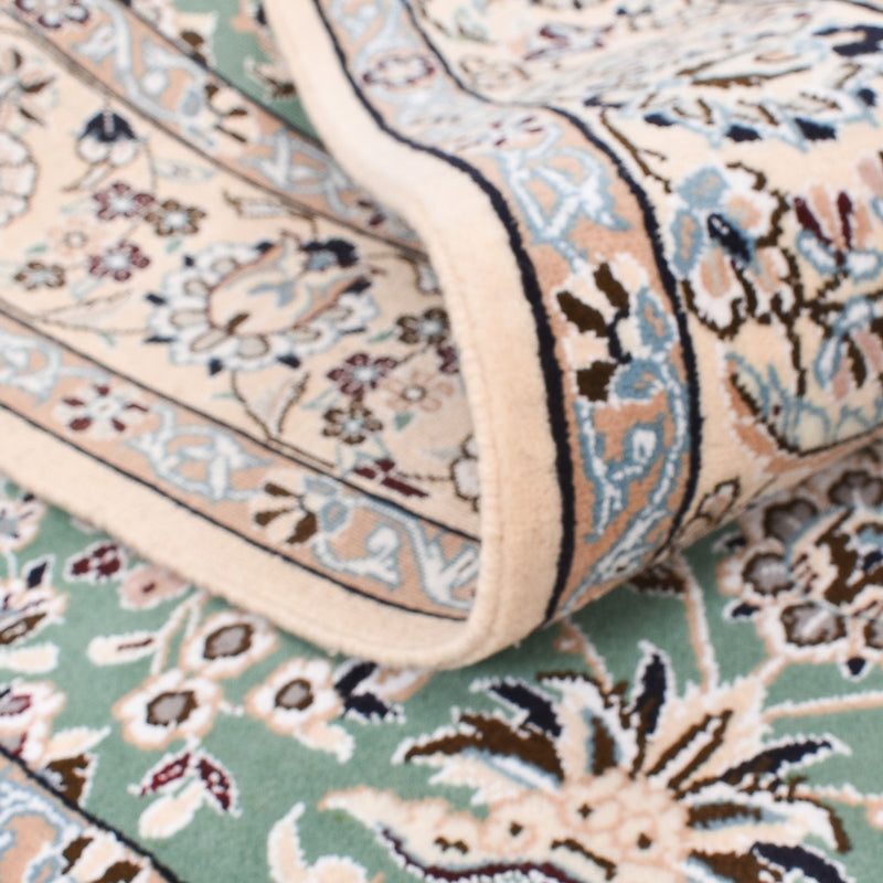 Perser Rug - Nain - Royal square  - 152 x 149 cm - light green