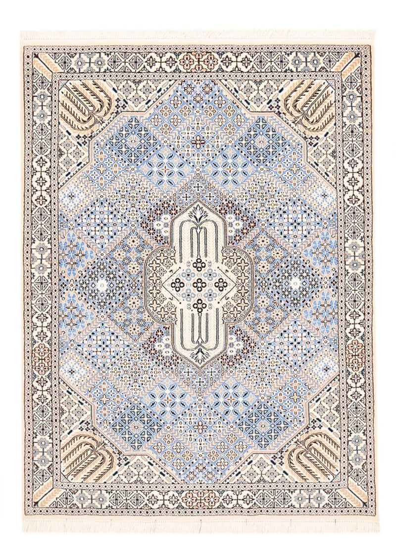 Perser Rug - Nain - Royal - 195 x 137 cm - light blue