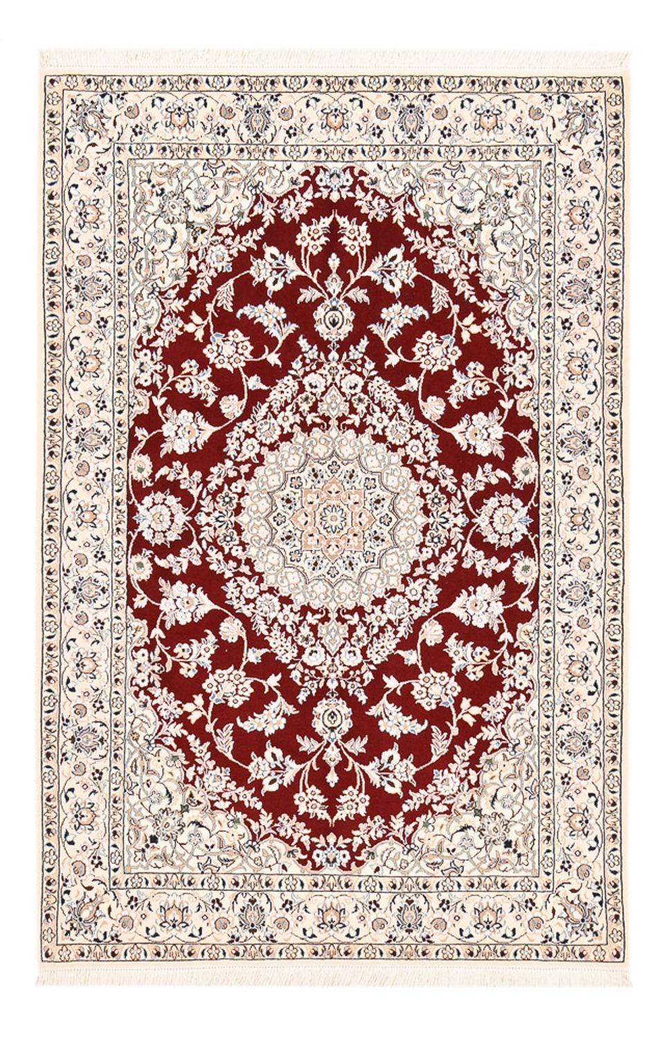Perser Rug - Nain - Royal - 195 x 127 cm - red