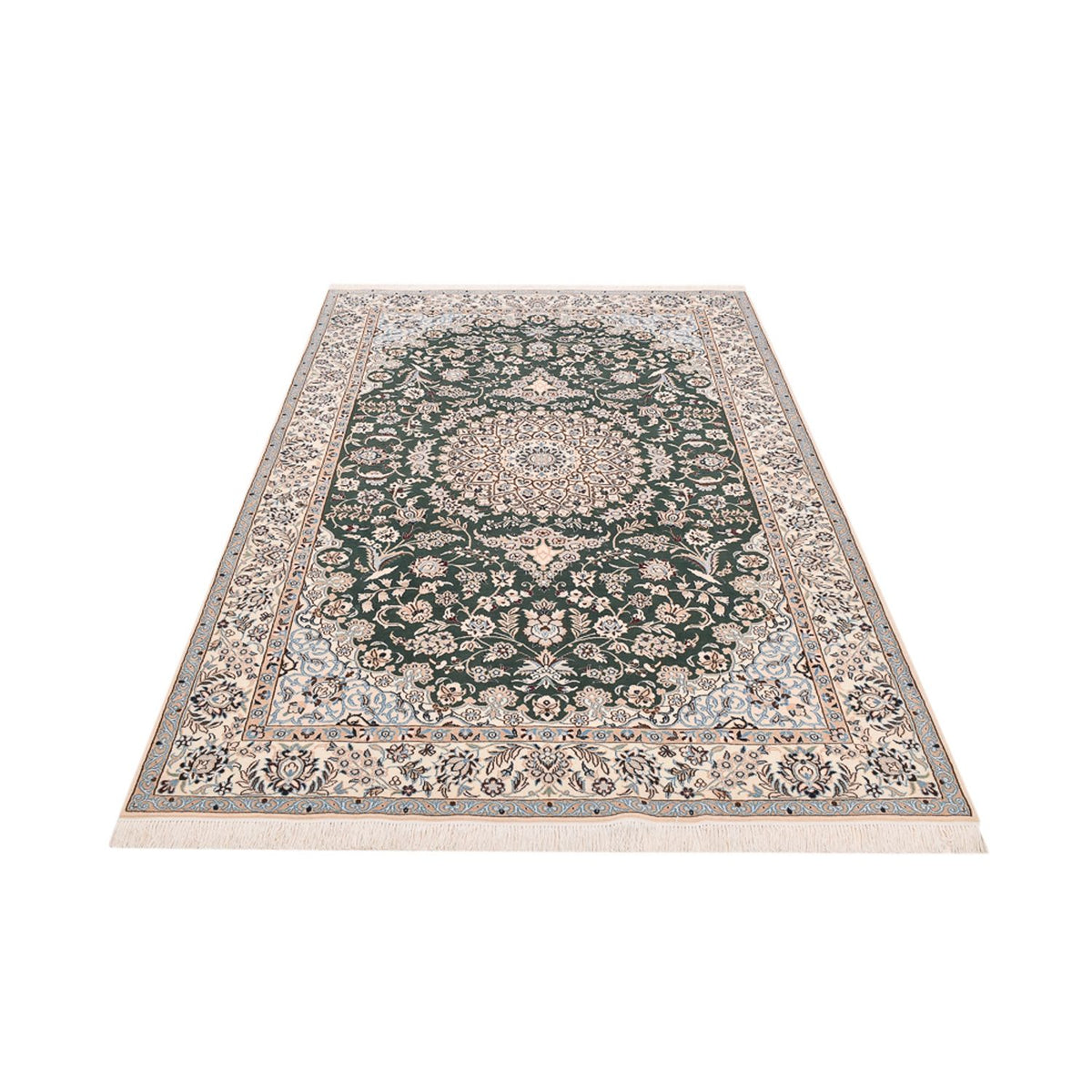 Perser Rug - Nain - Royal - 255 x 159 cm - dark green
