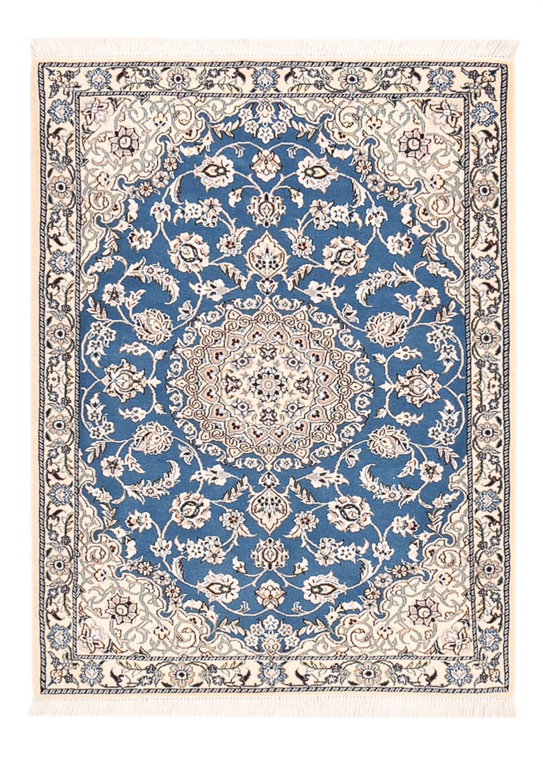 Perser Rug - Nain - Royal - 127 x 90 cm - blue