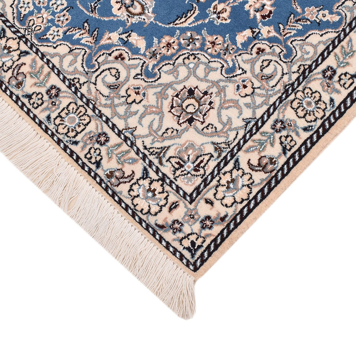 Perser Rug - Nain - Royal - 127 x 90 cm - blue
