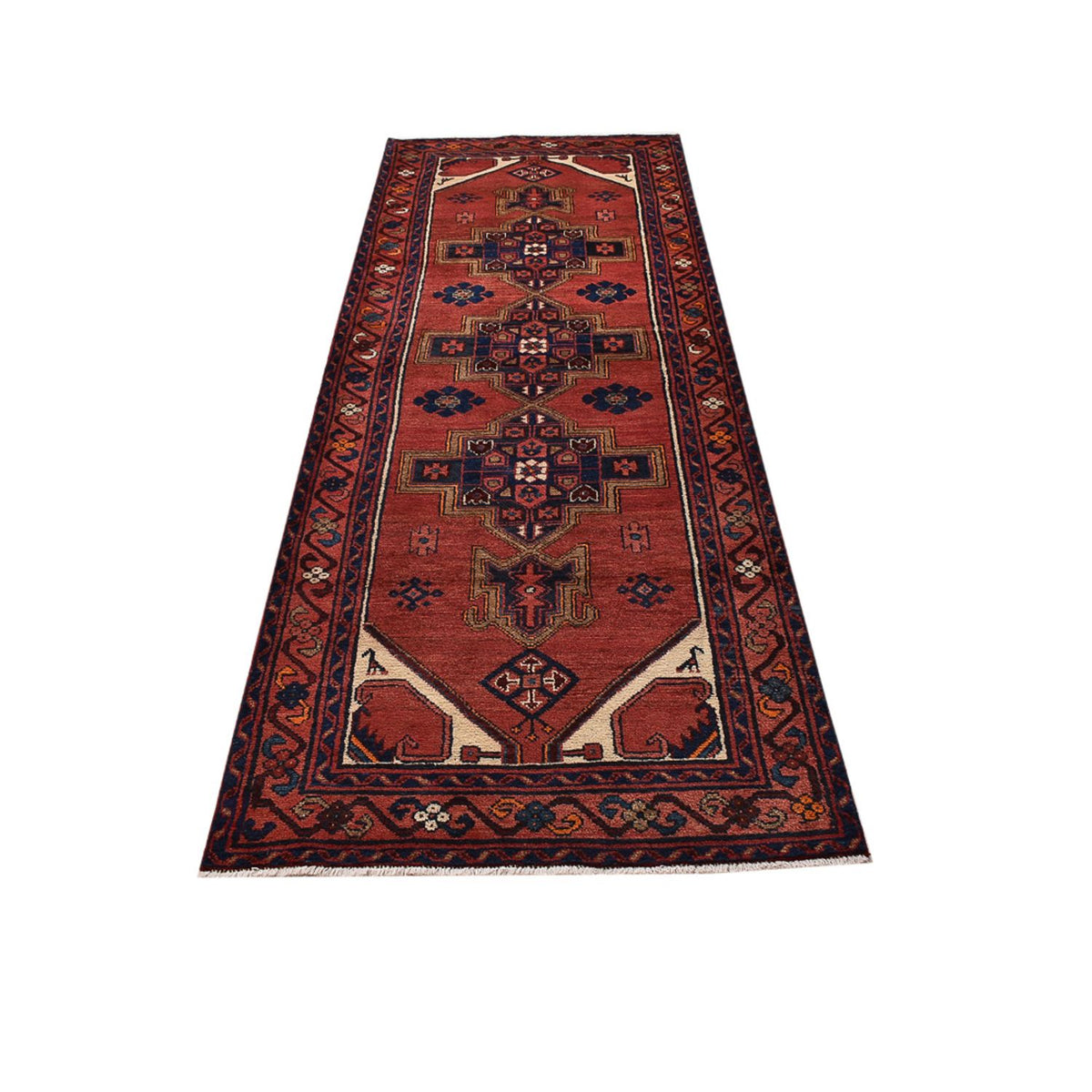 Runner Perser Rug - Bidjar - 300 x 102 cm - red