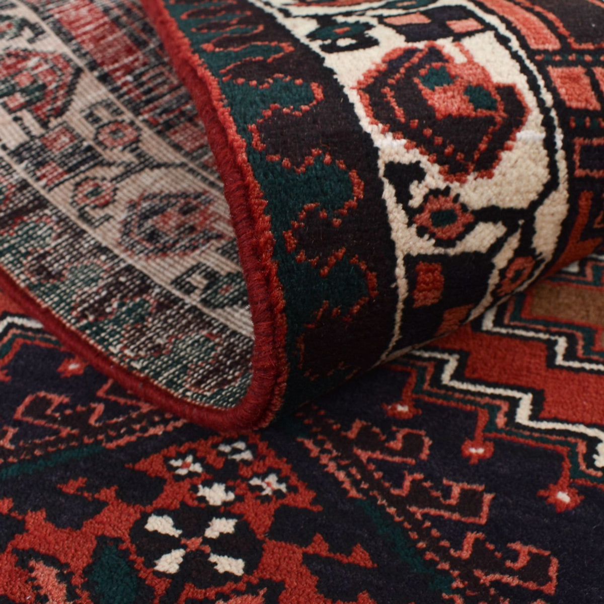 Runner Perser Rug - Nomadic - 313 x 100 cm - dark red