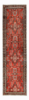 Runner Perser Rug - Tabriz - 398 x 110 cm - red