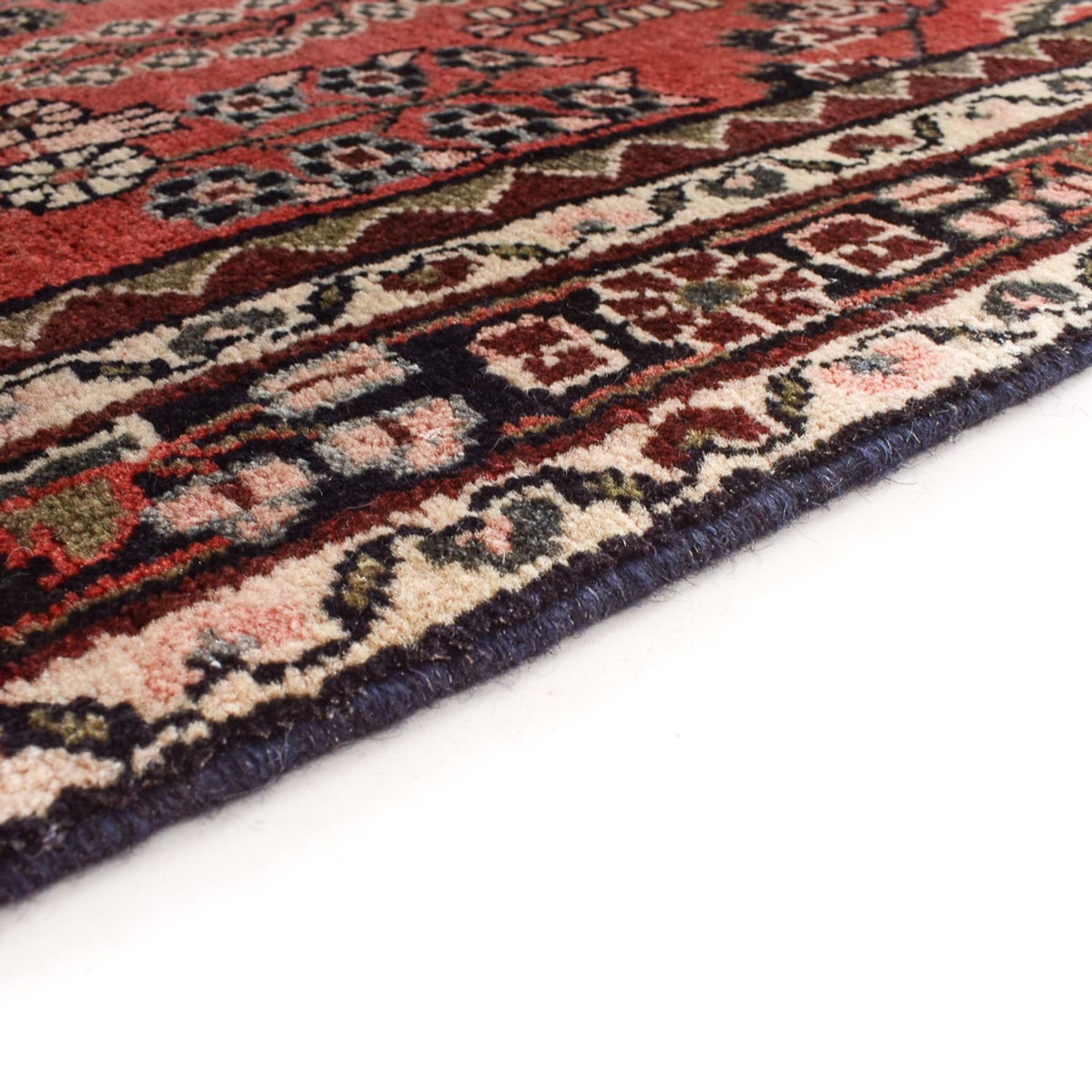 Runner Perser Rug - Tabriz - 398 x 110 cm - red