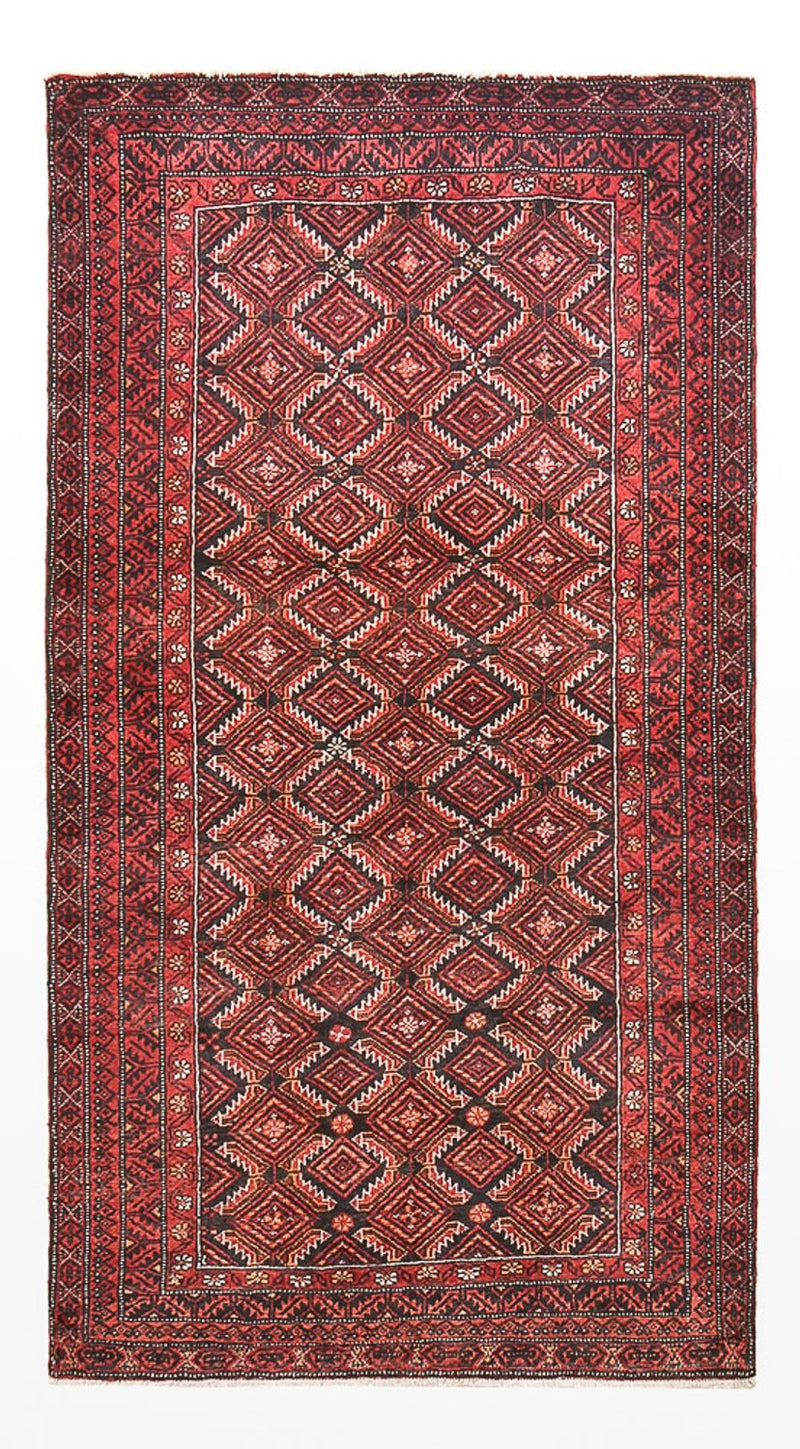 Runner Belutsch Rug - 180 x 93 cm - red