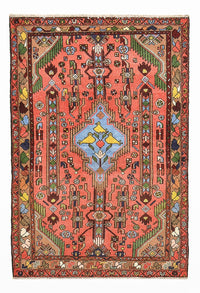 Perser Rug - Nomadic - 155 x 104 cm - light red