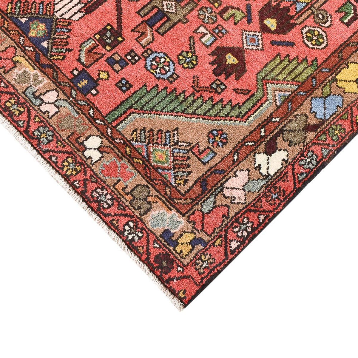 Perser Rug - Nomadic - 155 x 104 cm - light red