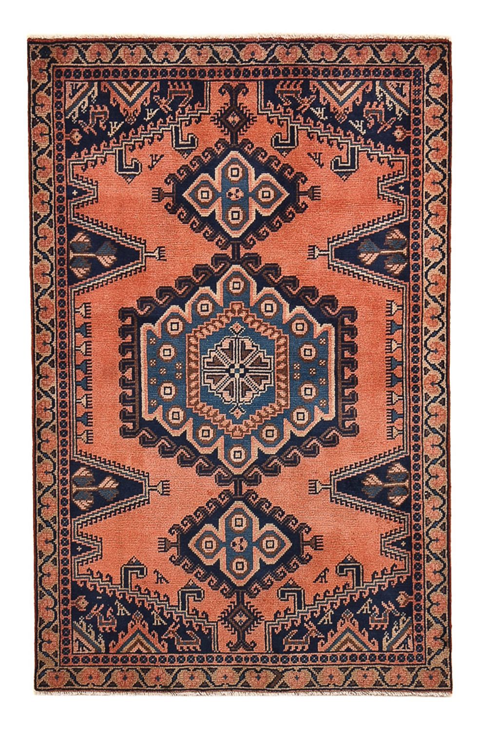 Perser Rug - Nomadic - 160 x 103 cm - light red