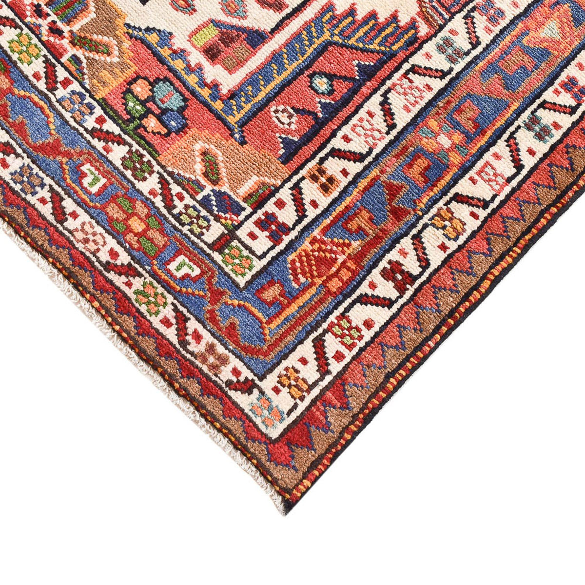 Perser Rug - Nomadic - 126 x 93 cm - multicolored