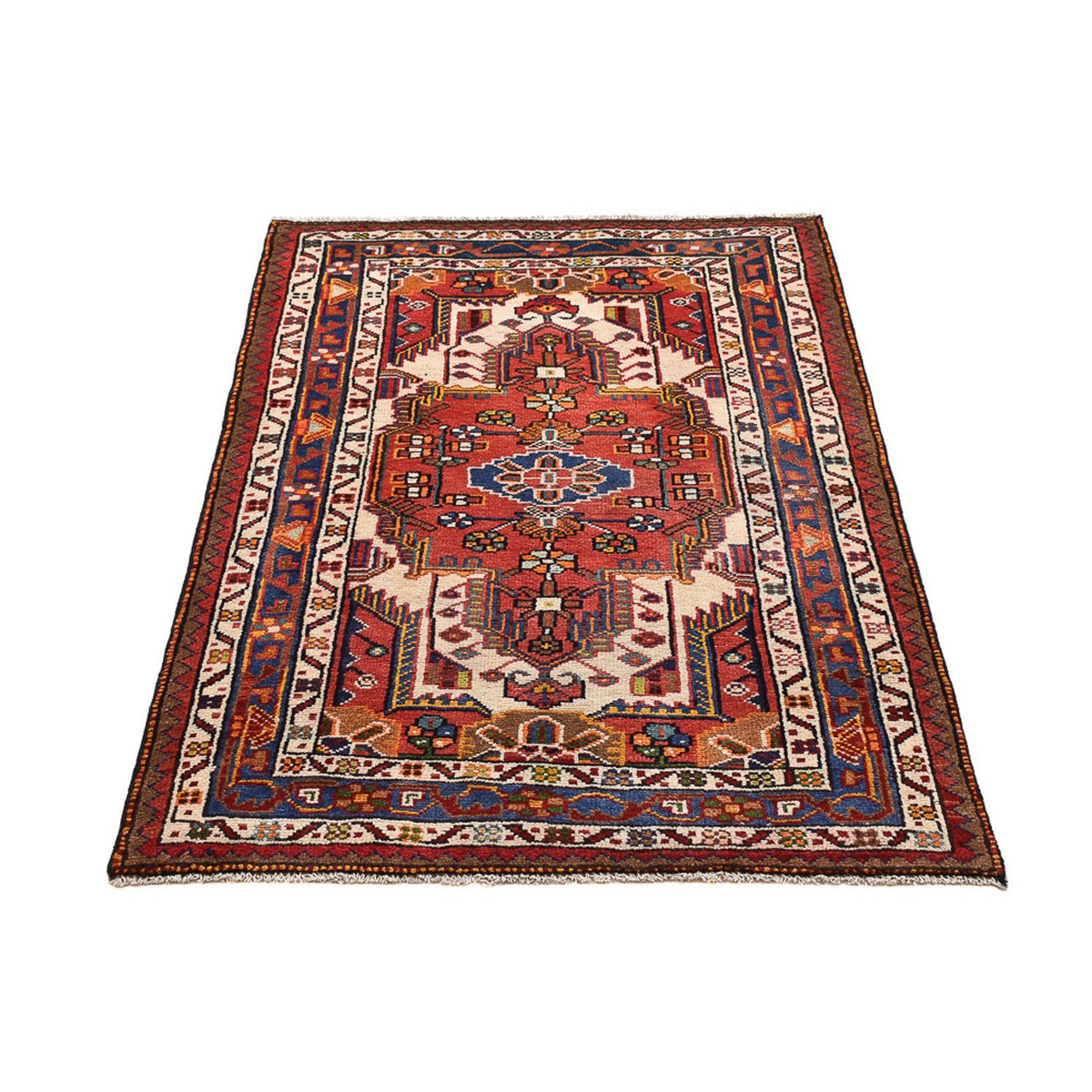 Perser Rug - Nomadic - 126 x 93 cm - multicolored