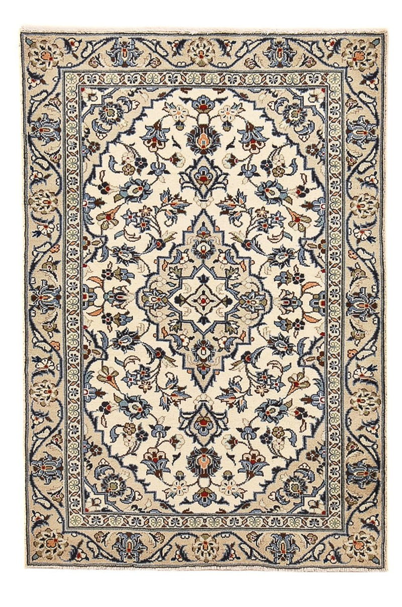 Perser Rug - Keshan - 140 x 92 cm - light grey