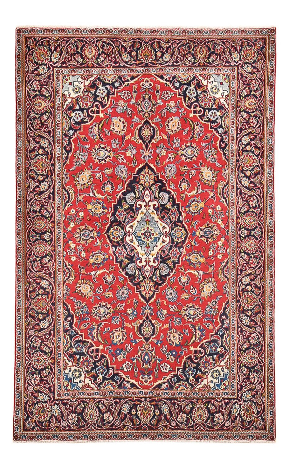 Perser Rug - Keshan - 220 x 138 cm - red