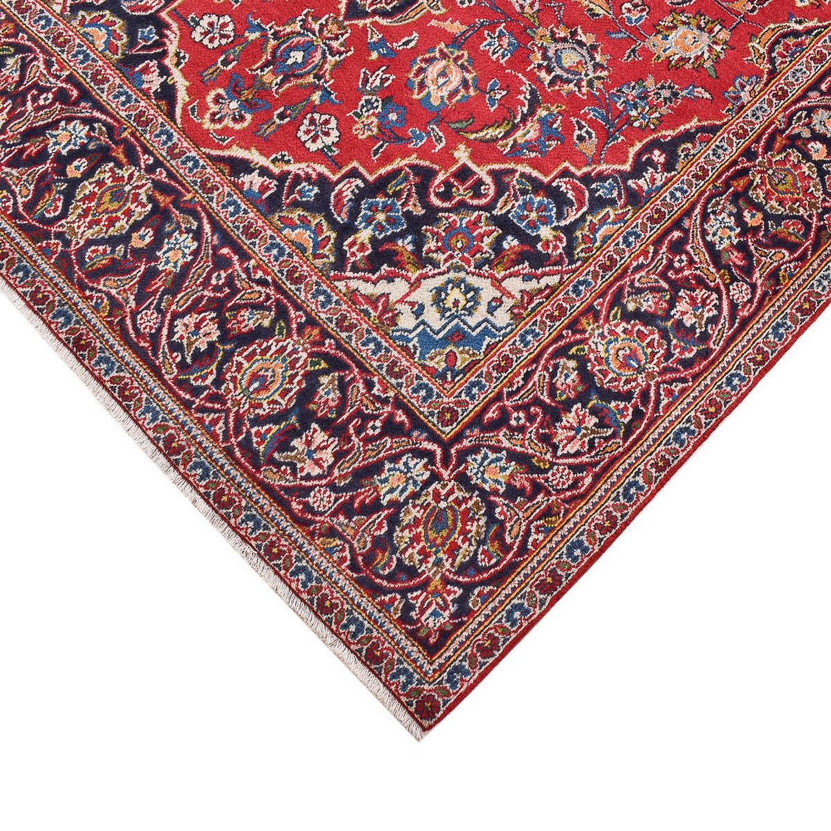 Perser Rug - Keshan - 220 x 138 cm - red