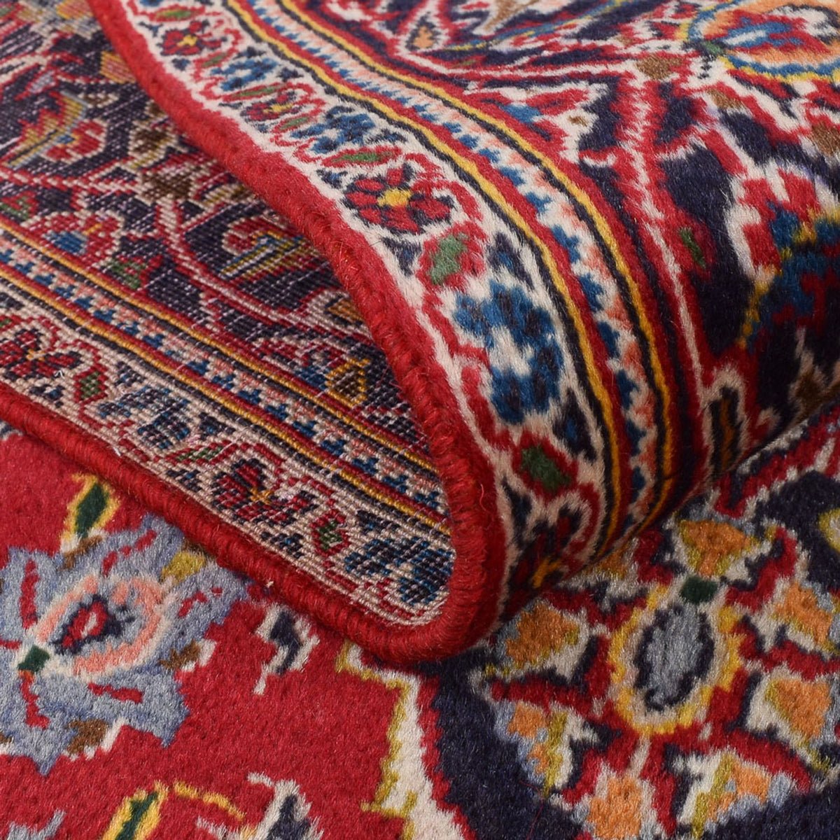 Perser Rug - Keshan - 220 x 138 cm - red