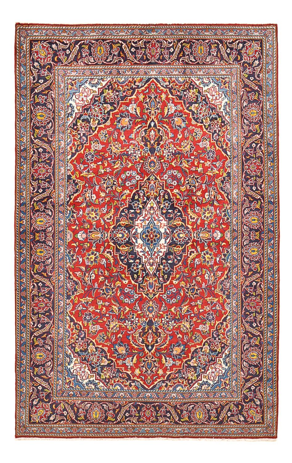 Perser Rug - Keshan - 230 x 142 cm - red