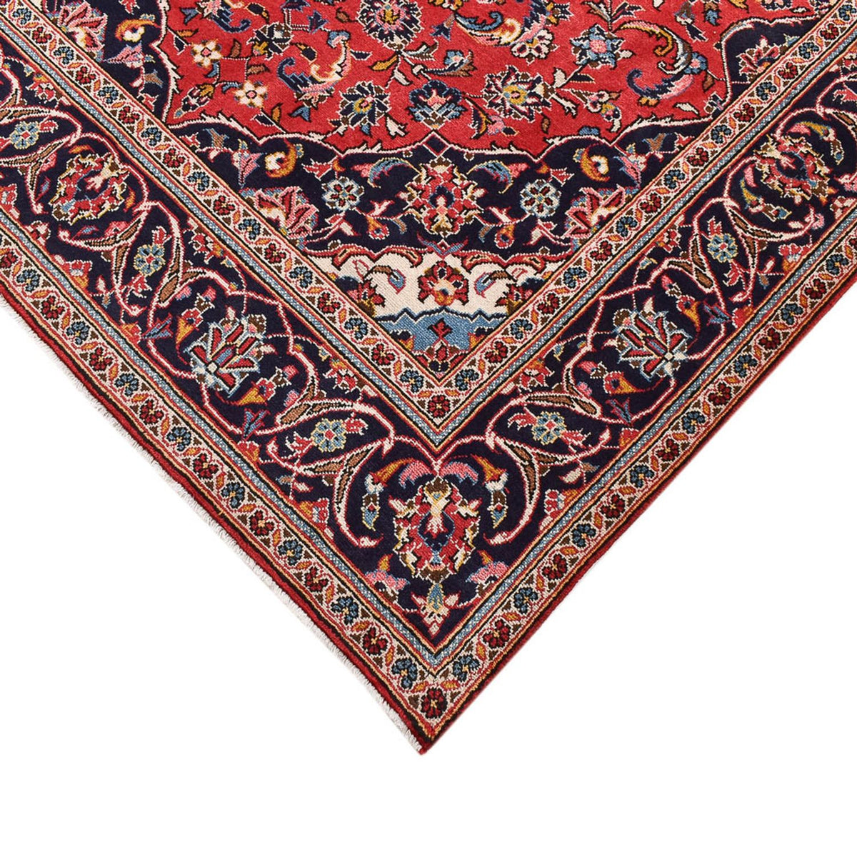 Perser Rug - Keshan - 270 x 144 cm - red