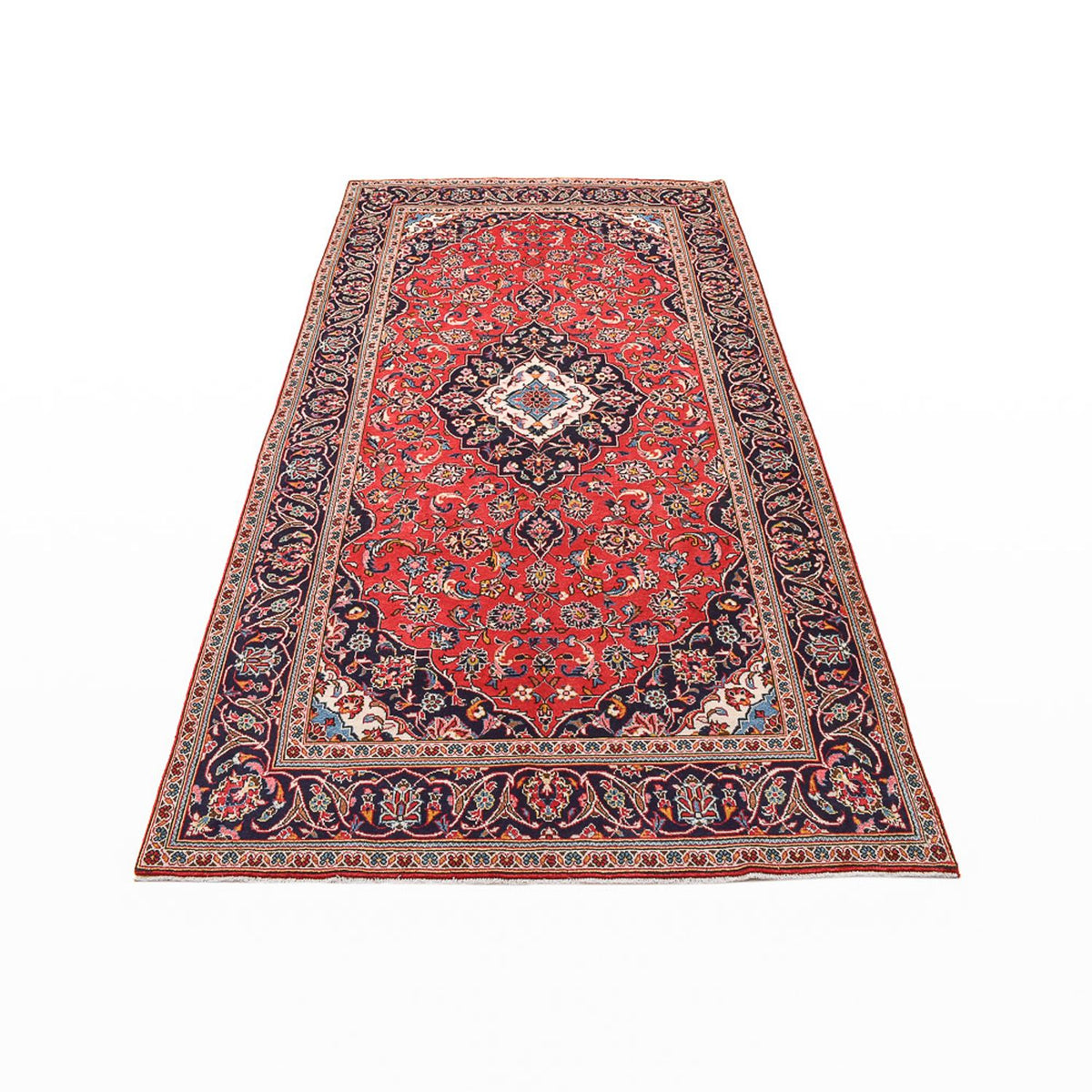 Perser Rug - Keshan - 270 x 144 cm - red