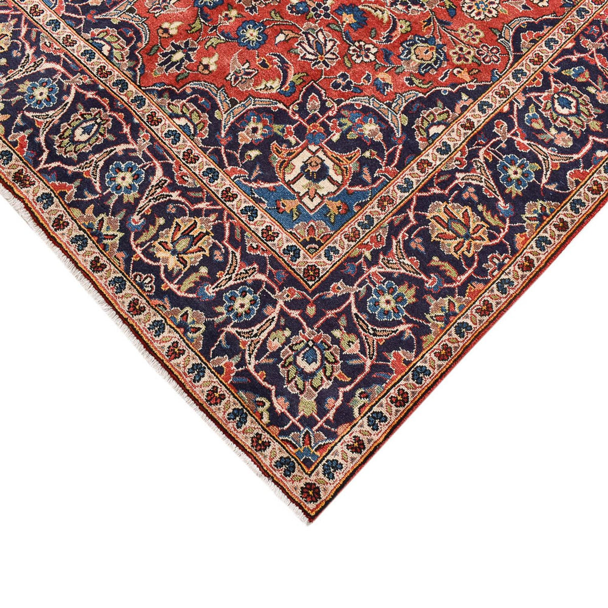 Perser Rug - Keshan - 263 x 146 cm - light red