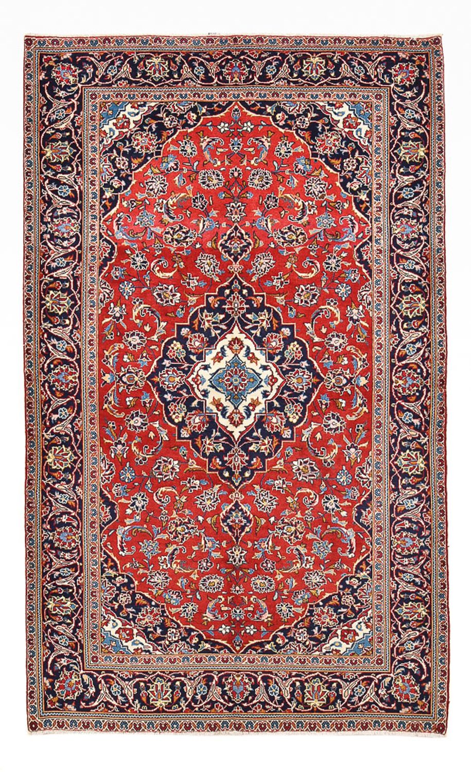 Perser Rug - Keshan - 255 x 151 cm - red