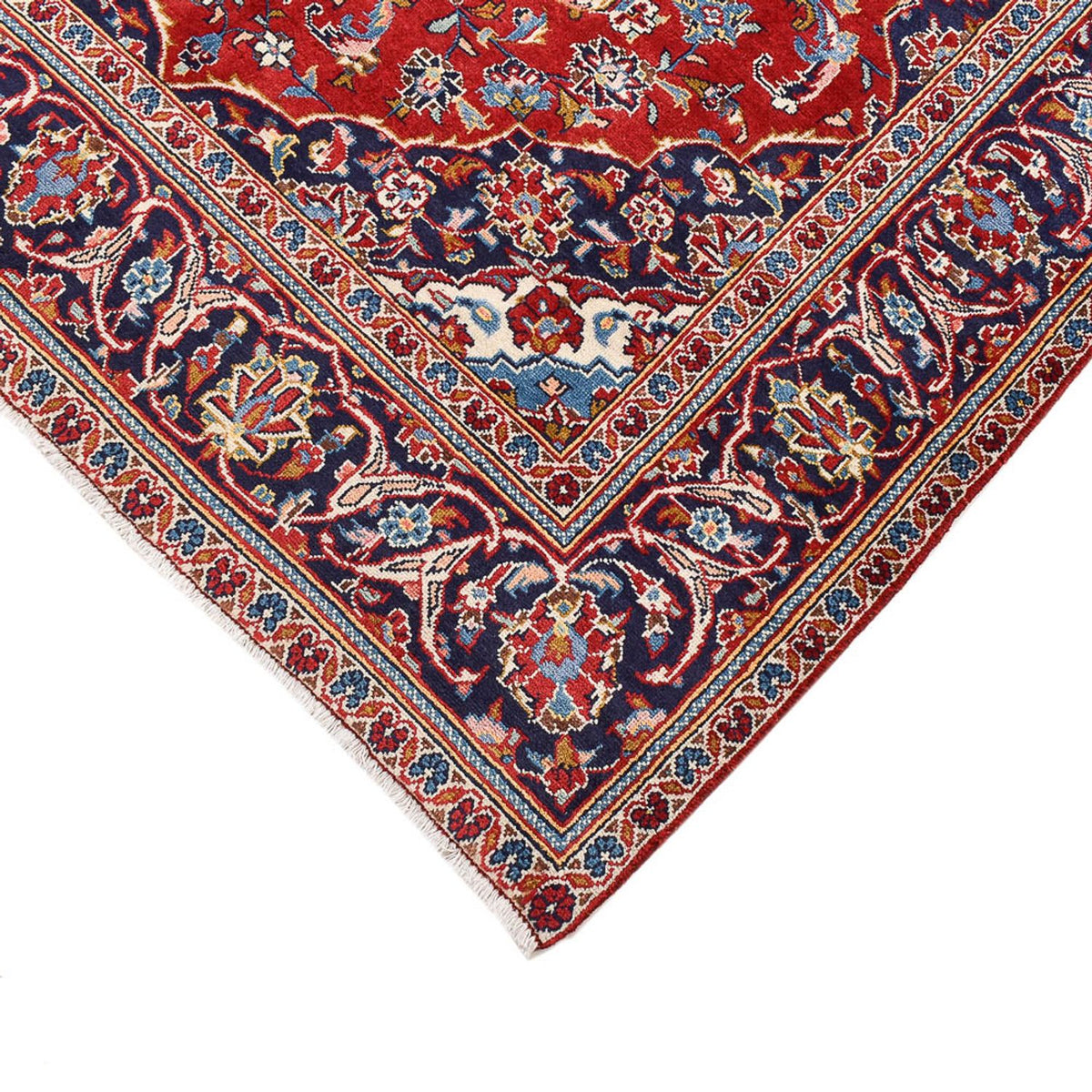Perser Rug - Keshan - 255 x 151 cm - red