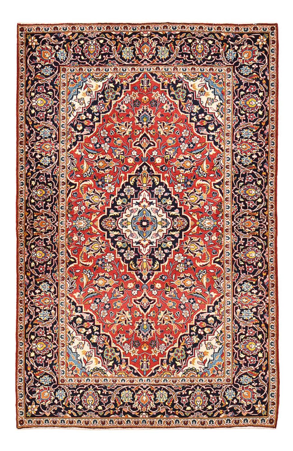 Perser Rug - Keshan - 234 x 147 cm - red