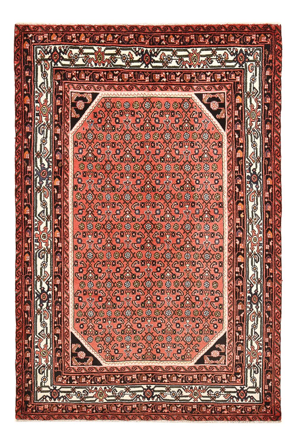 Perser Rug - Nomadic - 206 x 132 cm - light red