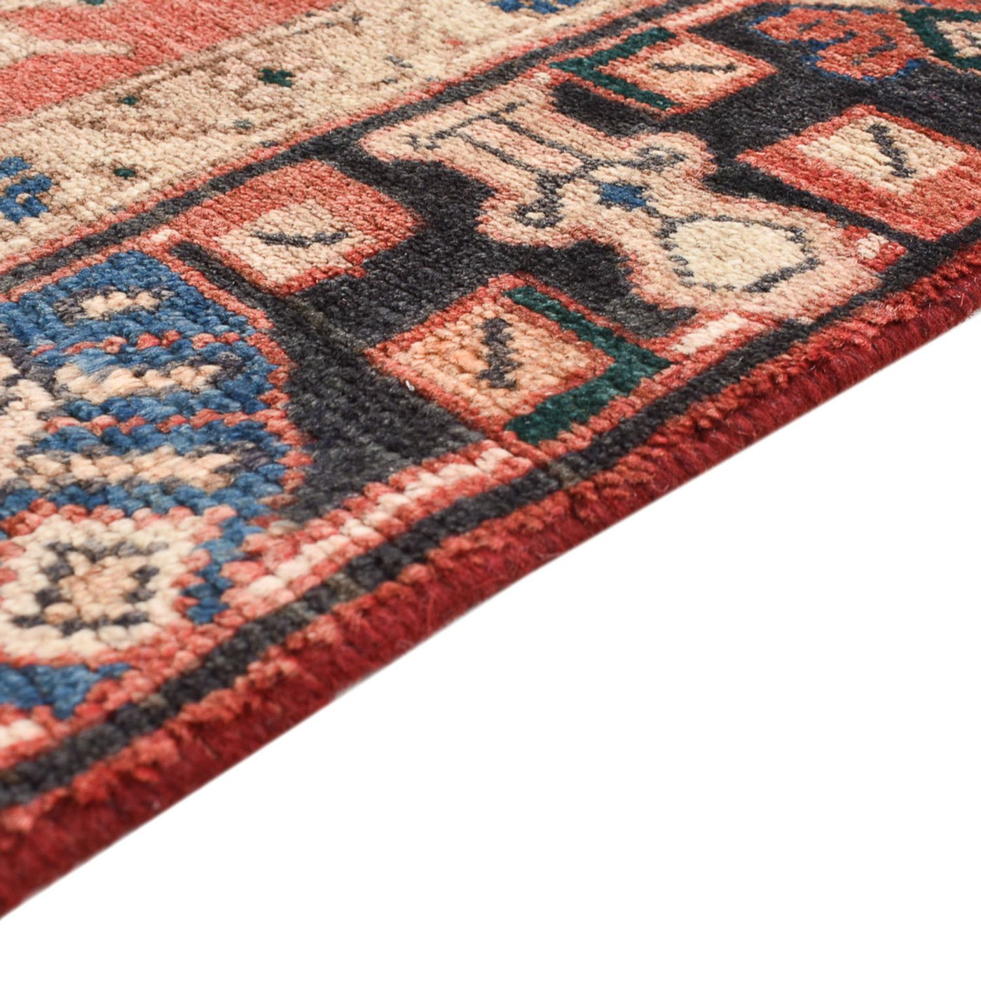 Perserteppich - Nomadic - 208 x 116 cm - mehrfarbig