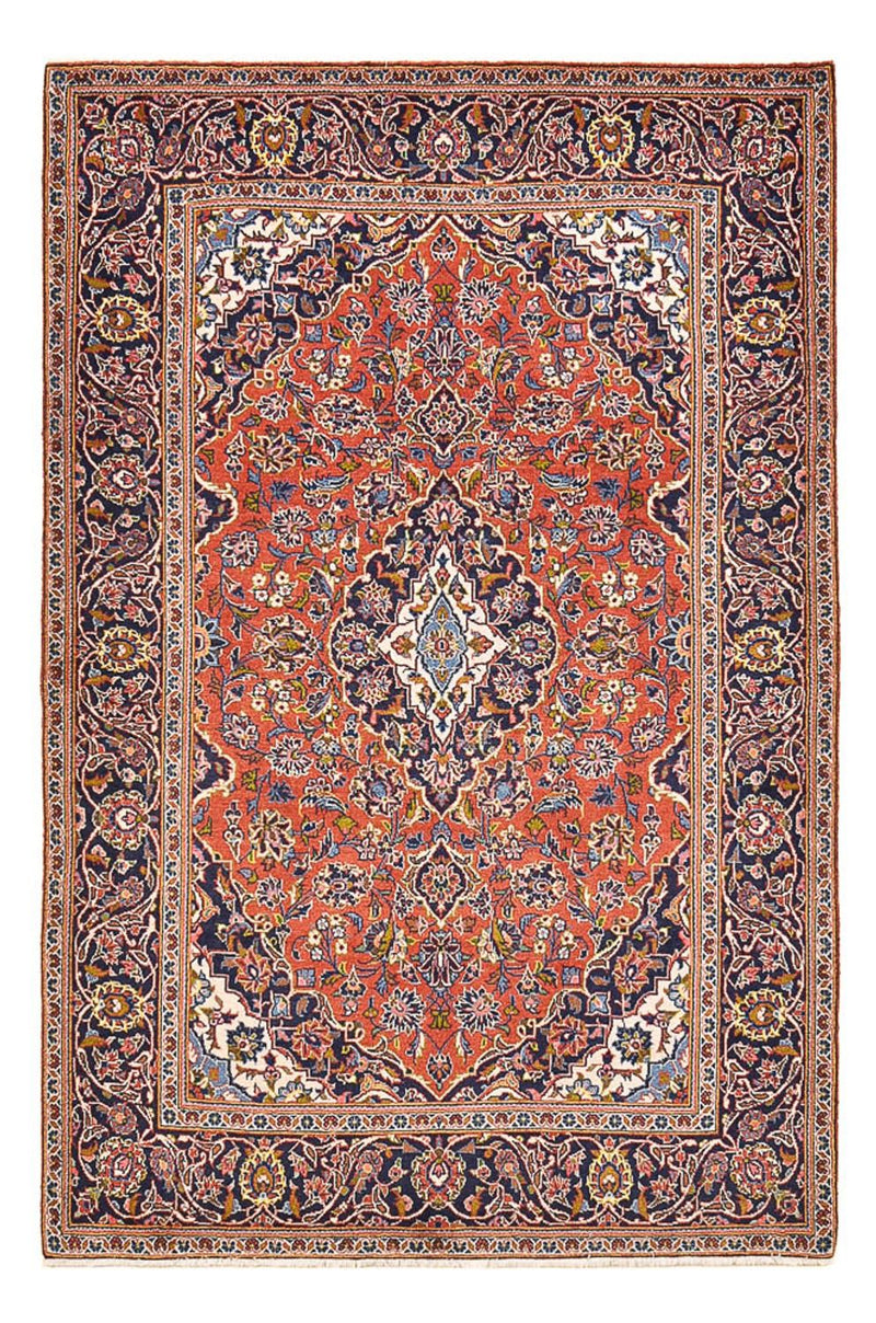 Perser Rug - Keshan - 210 x 140 cm - light red