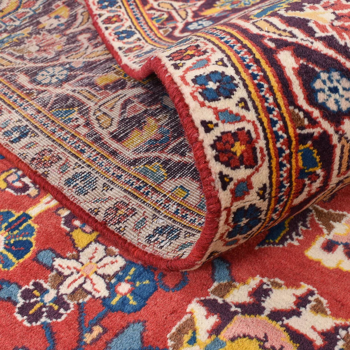 Perser Rug - Keshan - 220 x 136 cm - light red