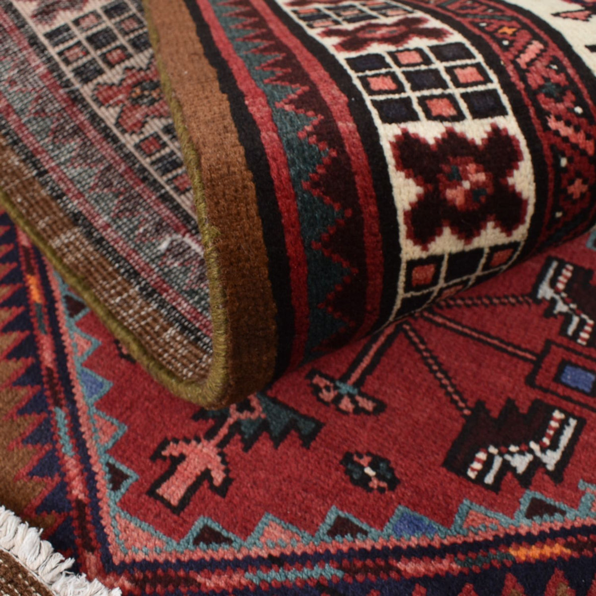 Runner Perser Rug - Nomadic - 222 x 100 cm - red