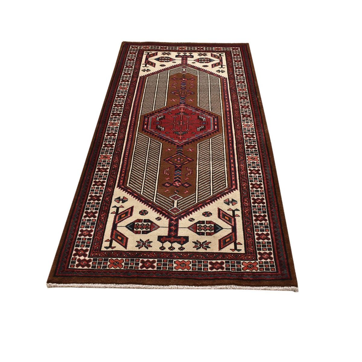 Runner Perser Rug - Nomadic - 222 x 100 cm - red