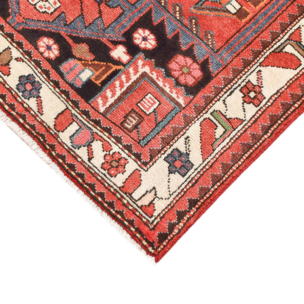 Perser Rug - Nomadic - 135 x 90 cm - red