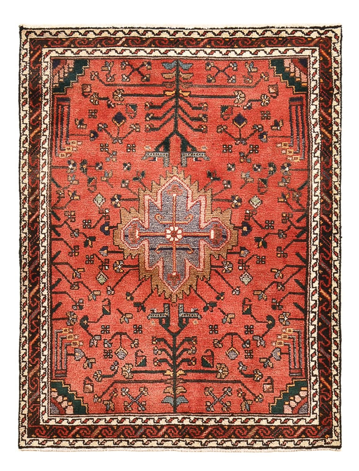 Perser Rug - Nomadic - 130 x 98 cm - red