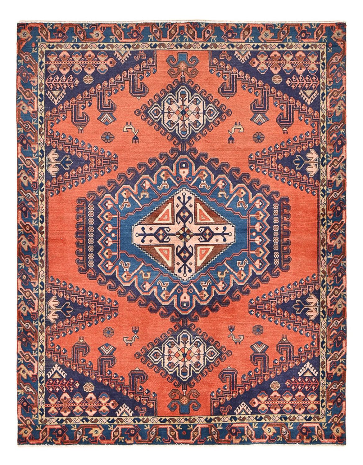 Perser Rug - Nomadic - 208 x 162 cm - multicolored