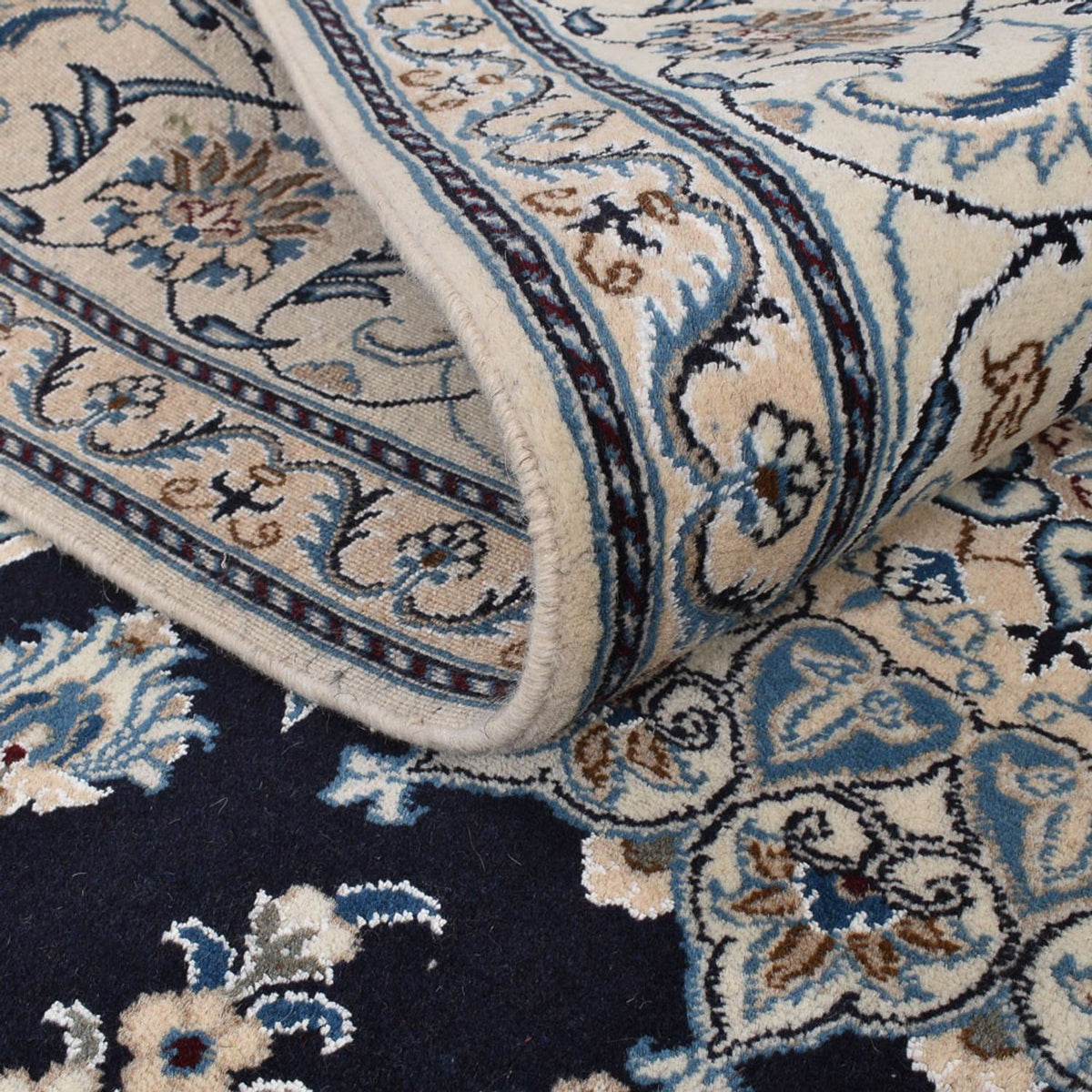 Perser Rug - Nain - 295 x 200 cm - dark blue