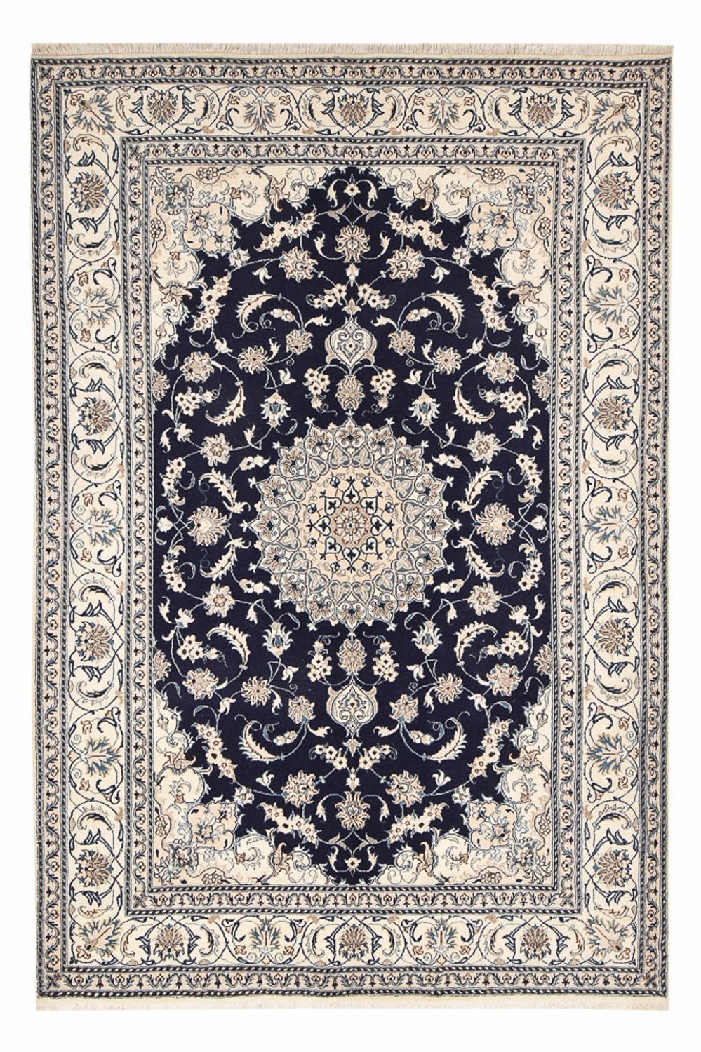 Perser Rug - Nain - 295 x 195 cm - dark blue