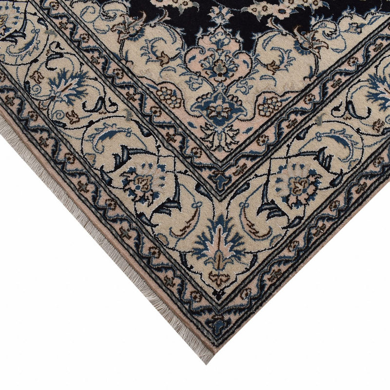 Perser Rug - Nain - 298 x 202 cm - dark blue