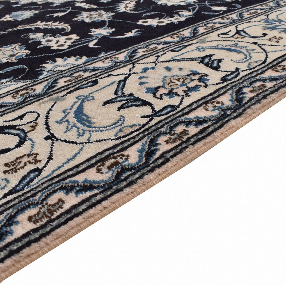 Perser Rug - Nain - 298 x 202 cm - dark blue