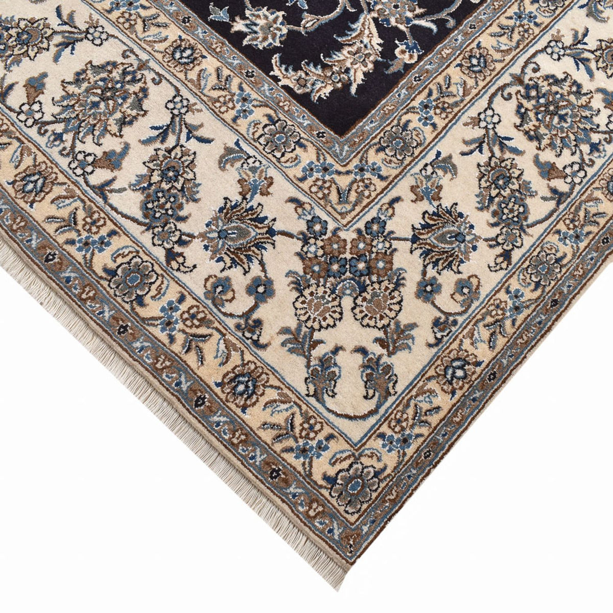 Perser Rug - Nain square  - 293 x 281 cm - dark blue