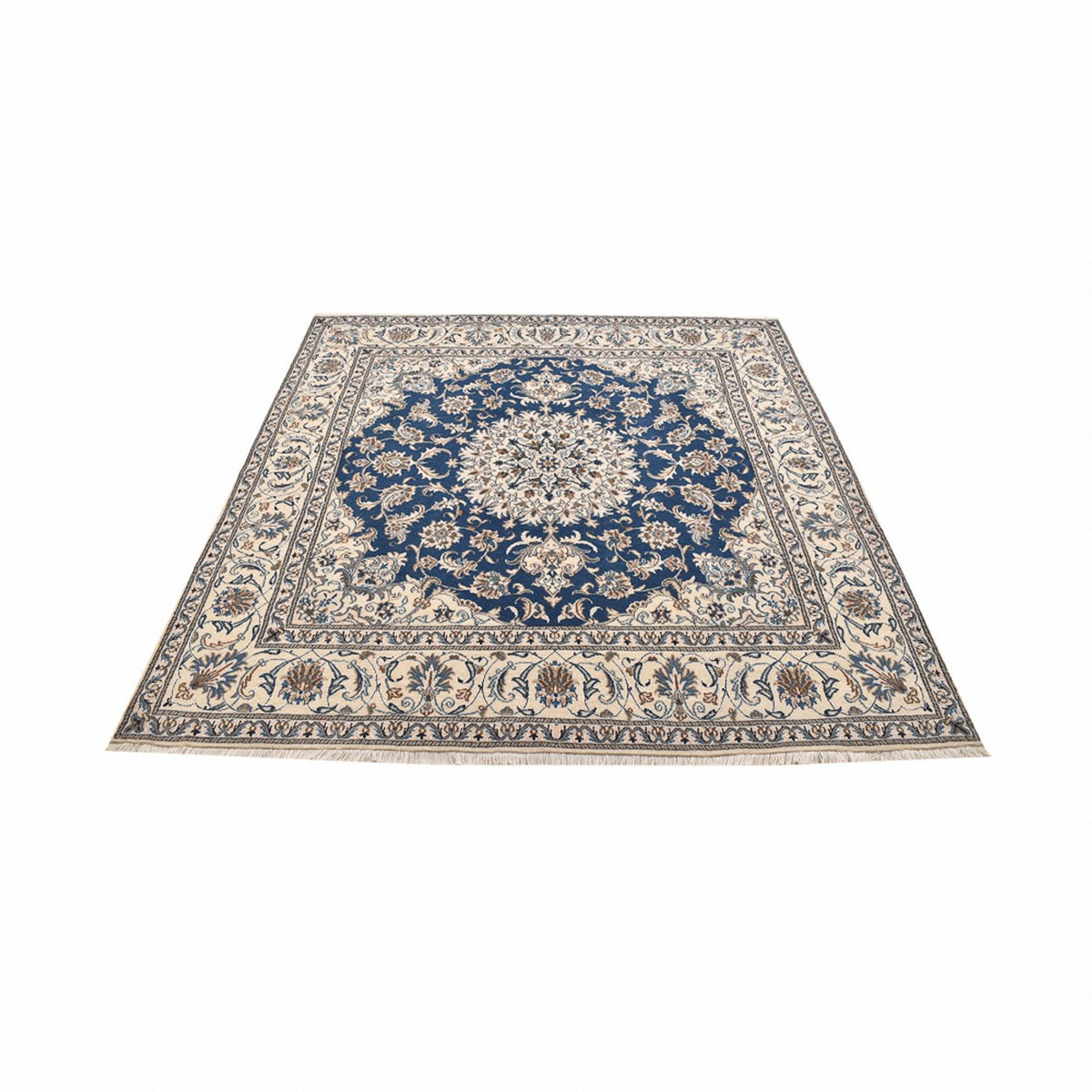 Perser Rug - Nain square  - 202 x 195 cm - blue